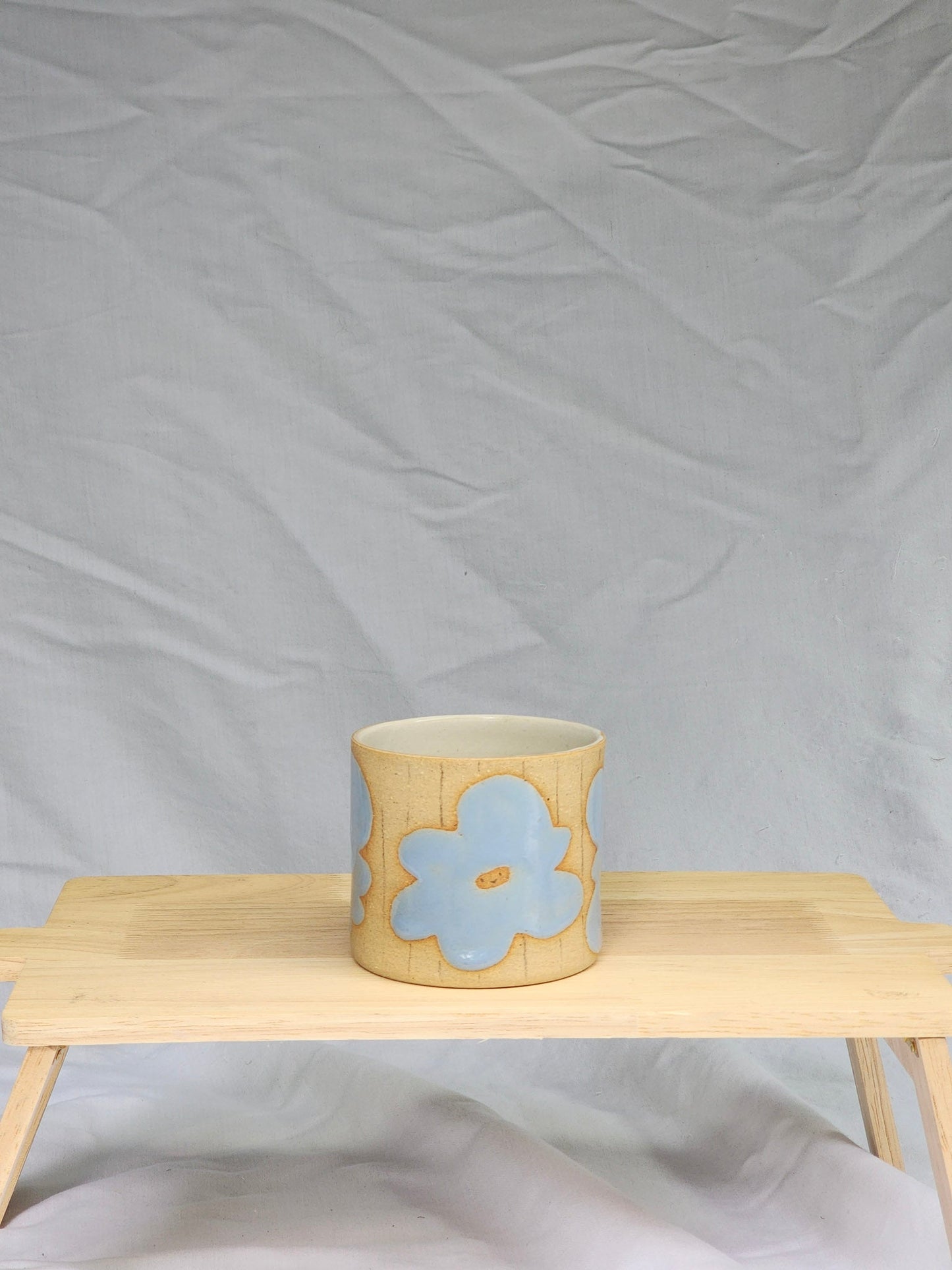 blue faces cup - Kaelceramic