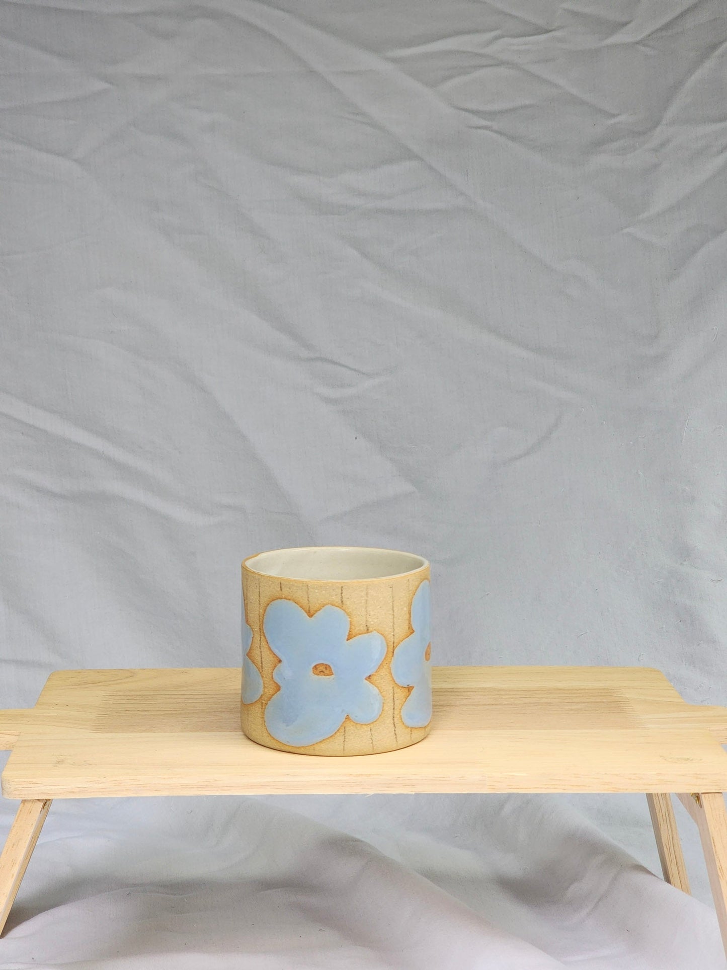 blue faces cup - Kaelceramic