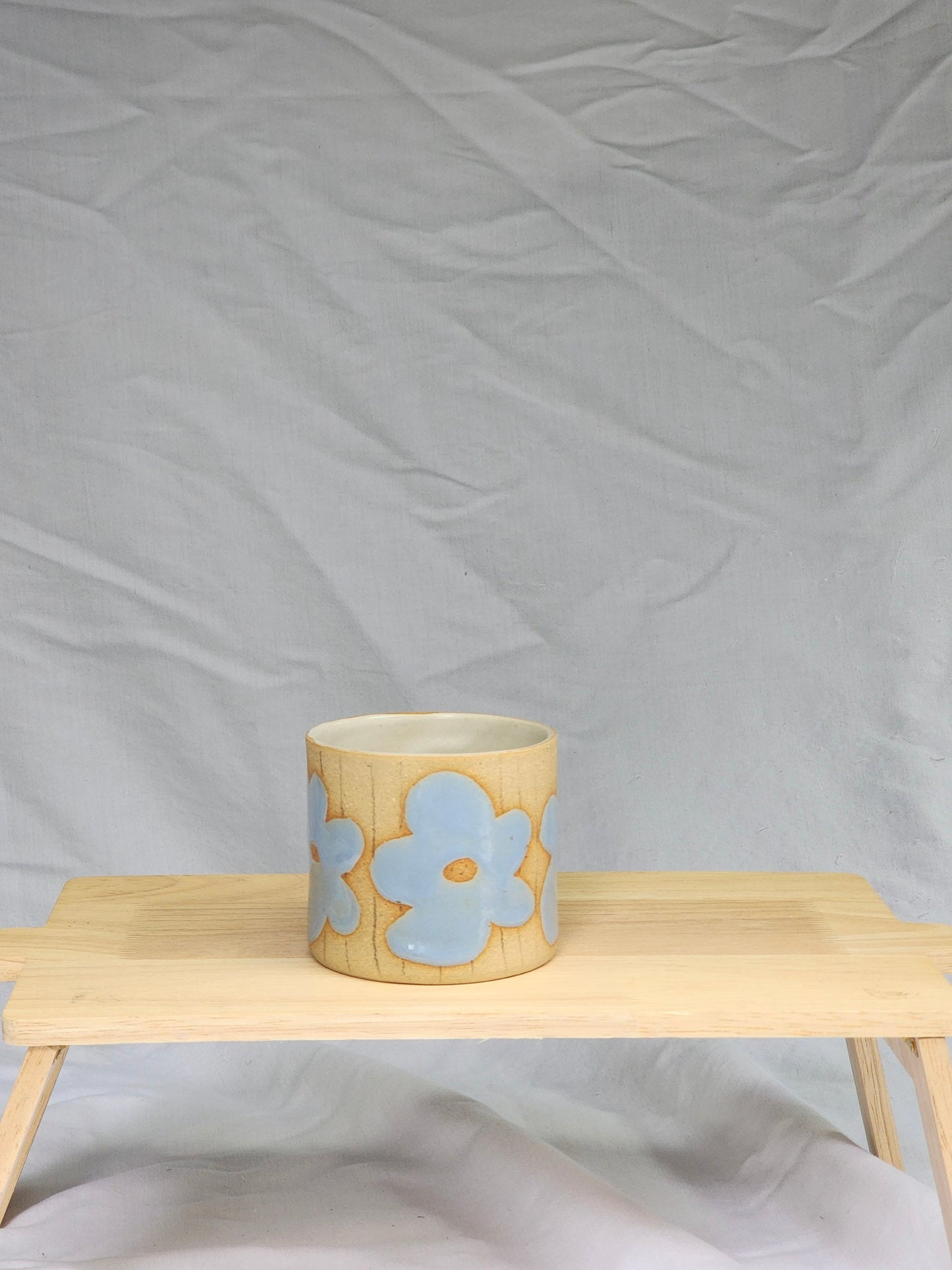 blue faces cup - Kaelceramic