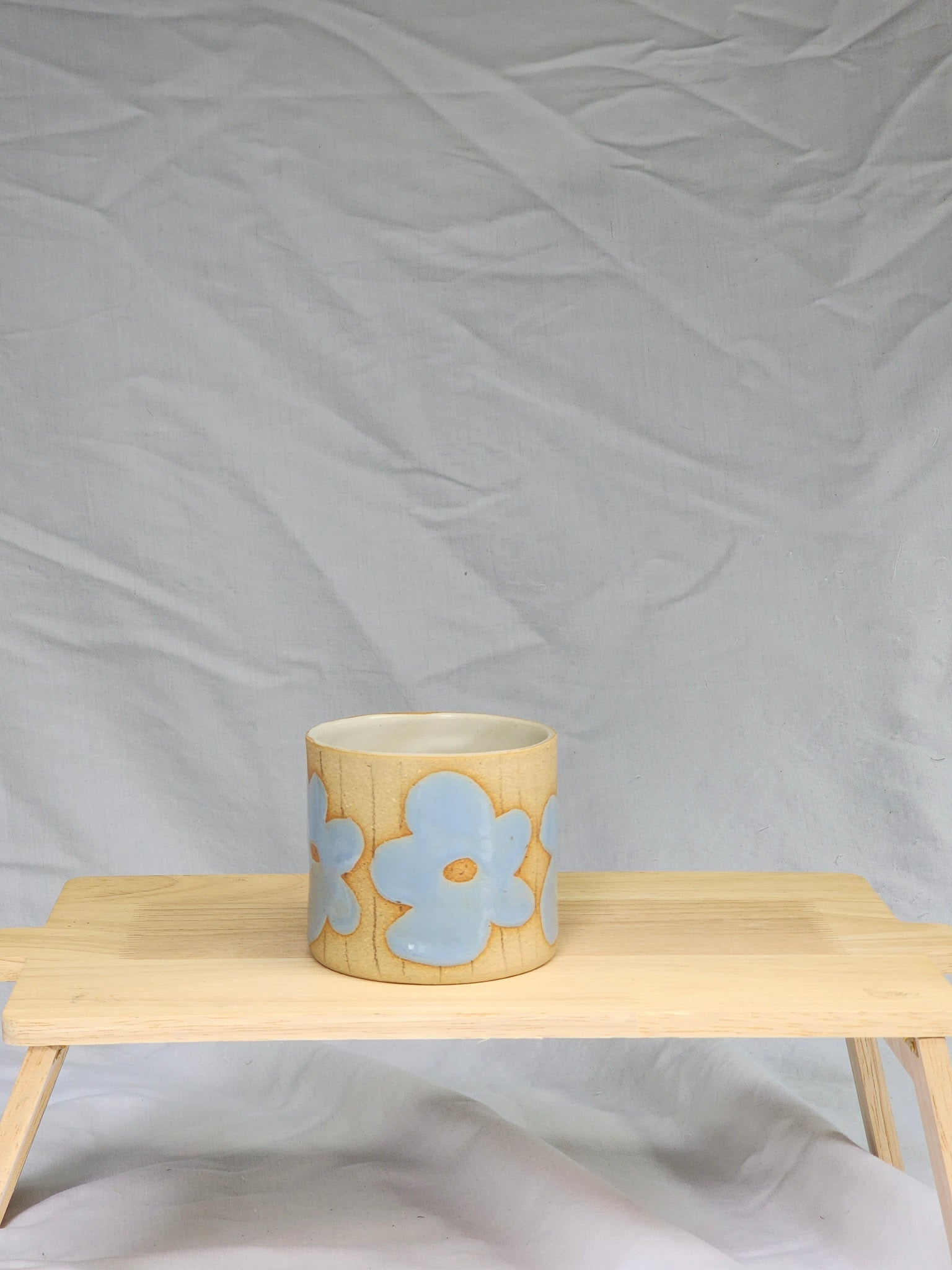 blue faces cup - Kaelceramic