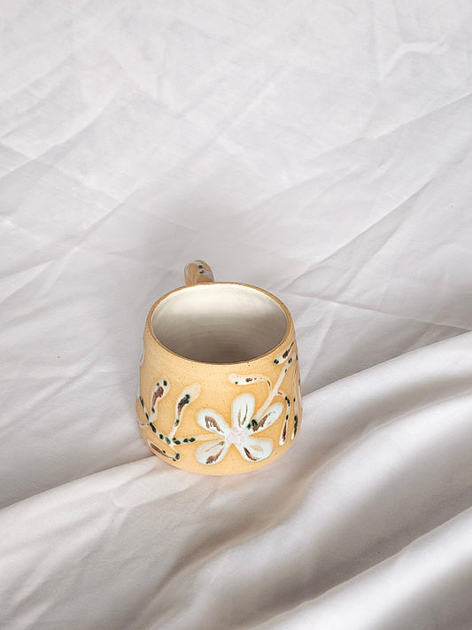 blue flower mug - Kaelceramic