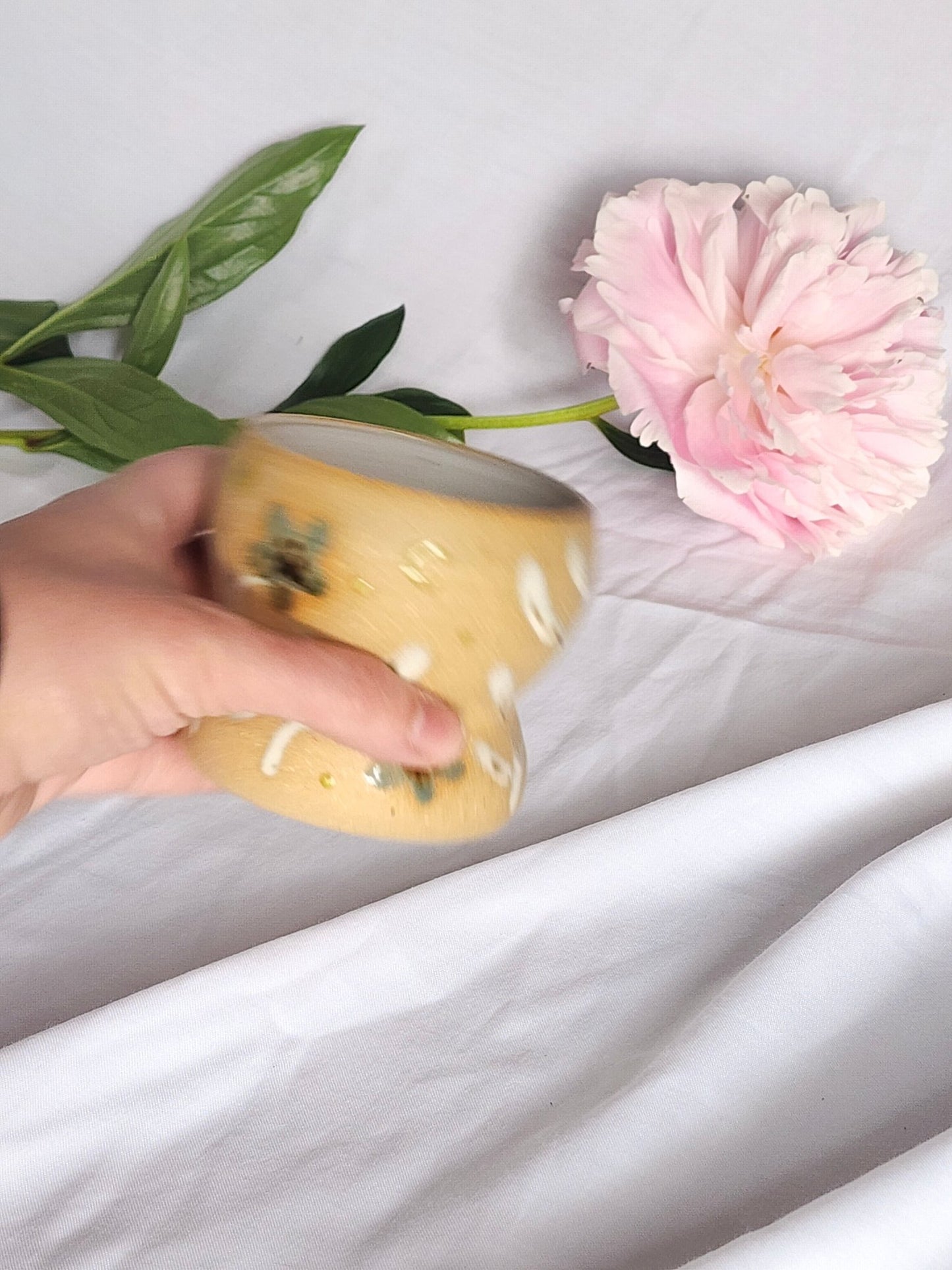 blue flower sipper - Kaelceramic