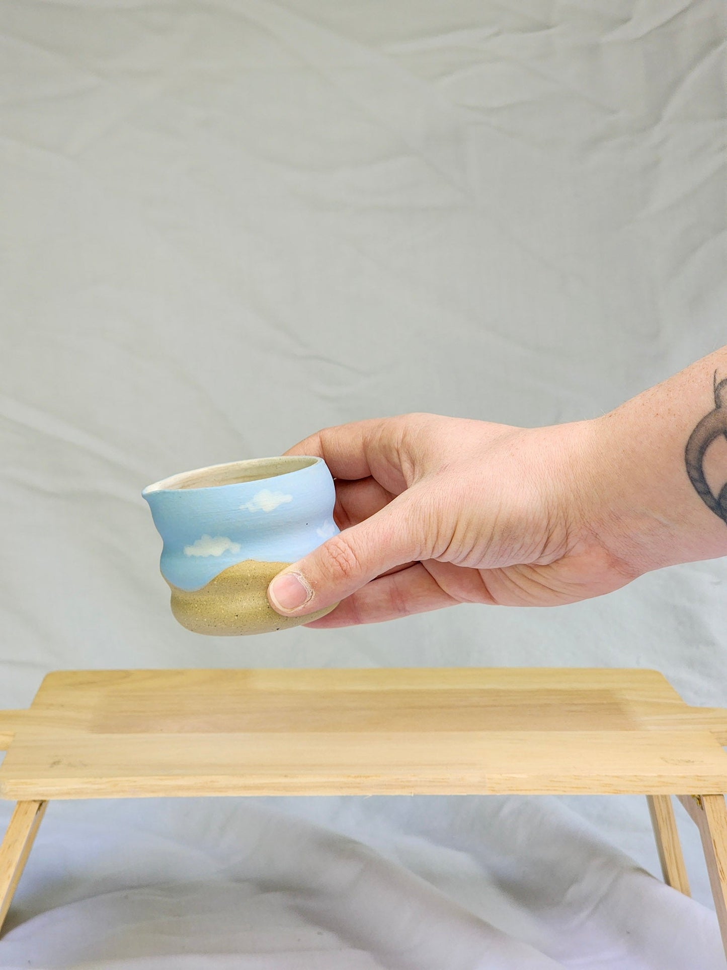 cloud espresso pour cup - Kaelceramic