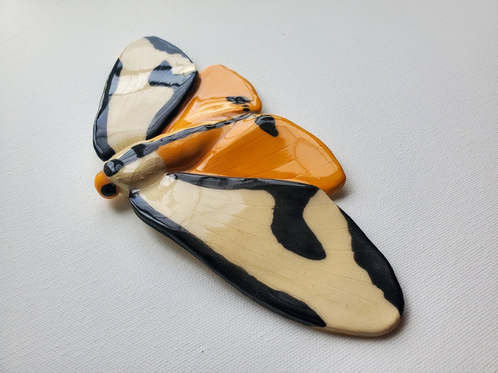~CUSTOM, MADE TO ORDER~ Moth Wall Hanging Set/Individual Moth - Kaelceramic