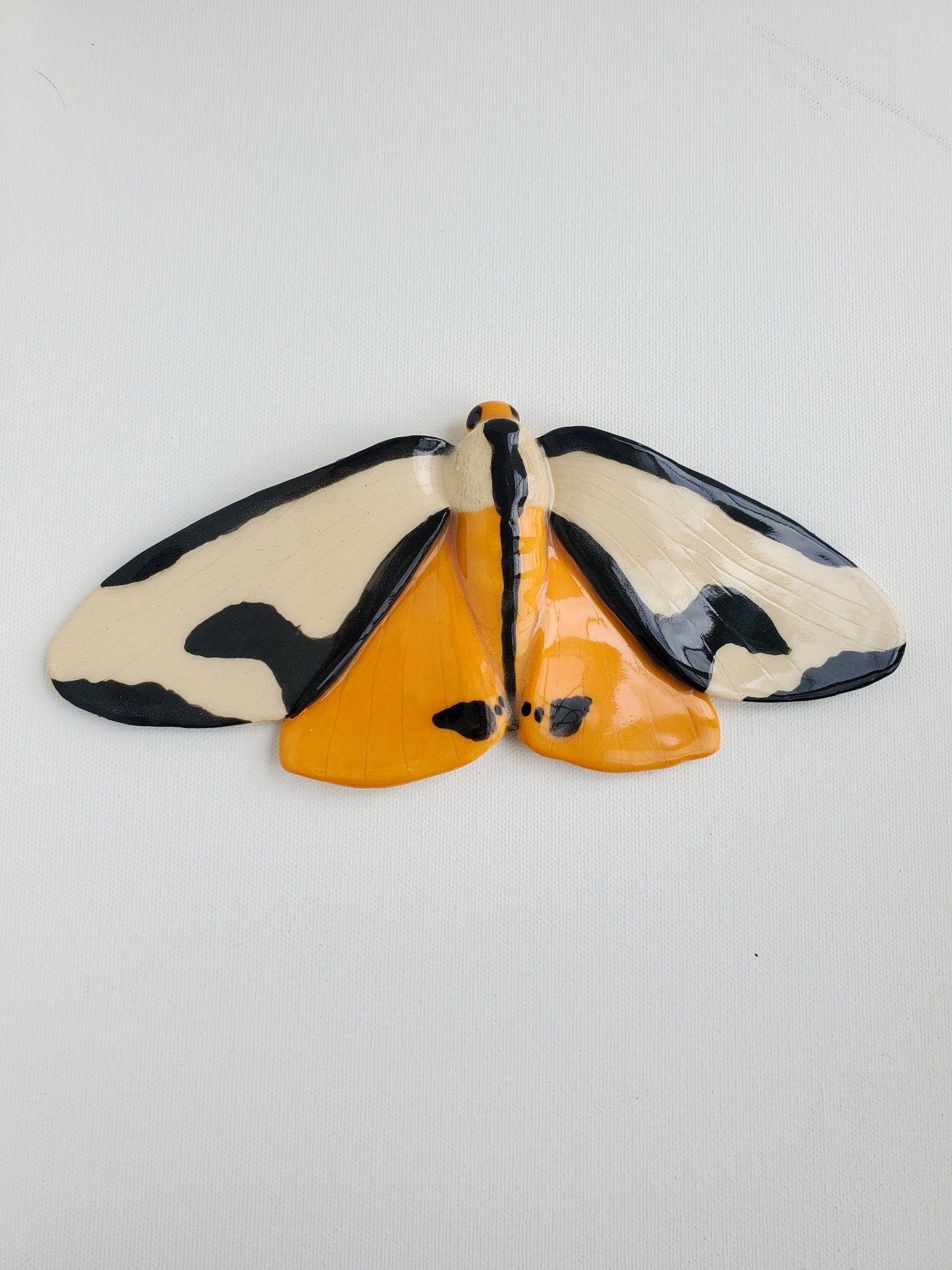 ~CUSTOM, MADE TO ORDER~ Moth Wall Hanging Set/Individual Moth - Kaelceramic