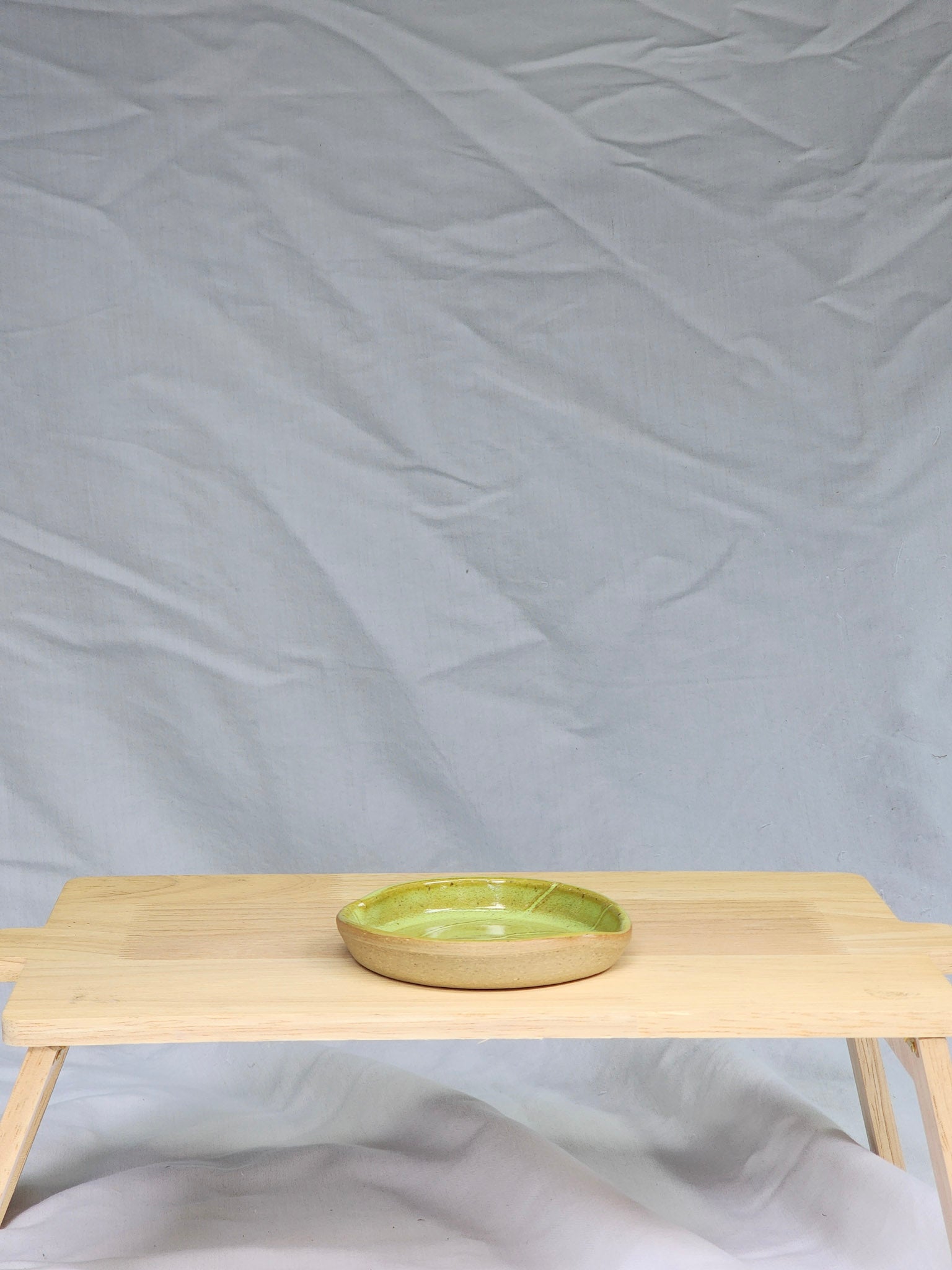 green lily leaf dish - Kaelceramic