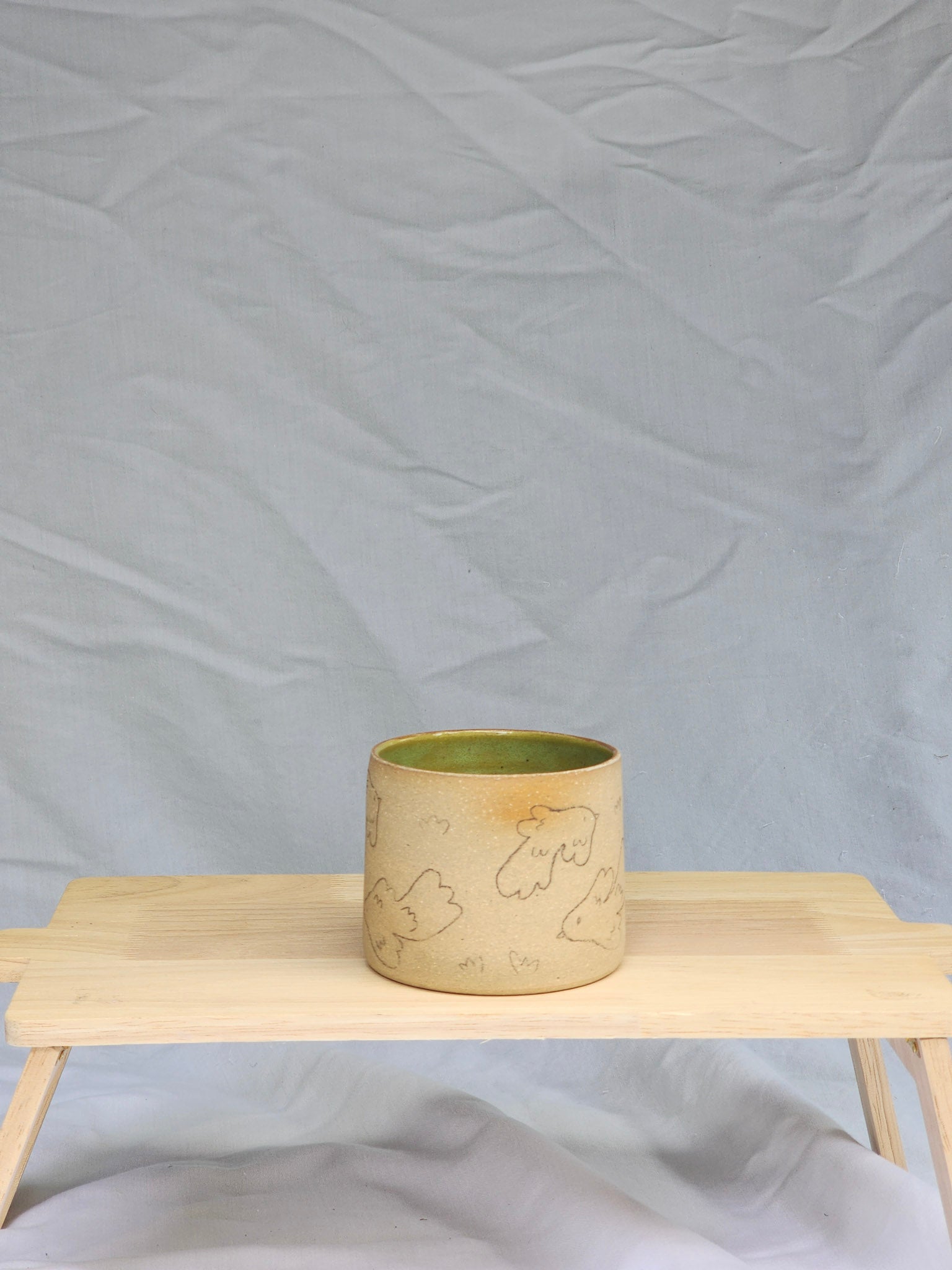 happy bird ~ sketch cup - Kaelceramic