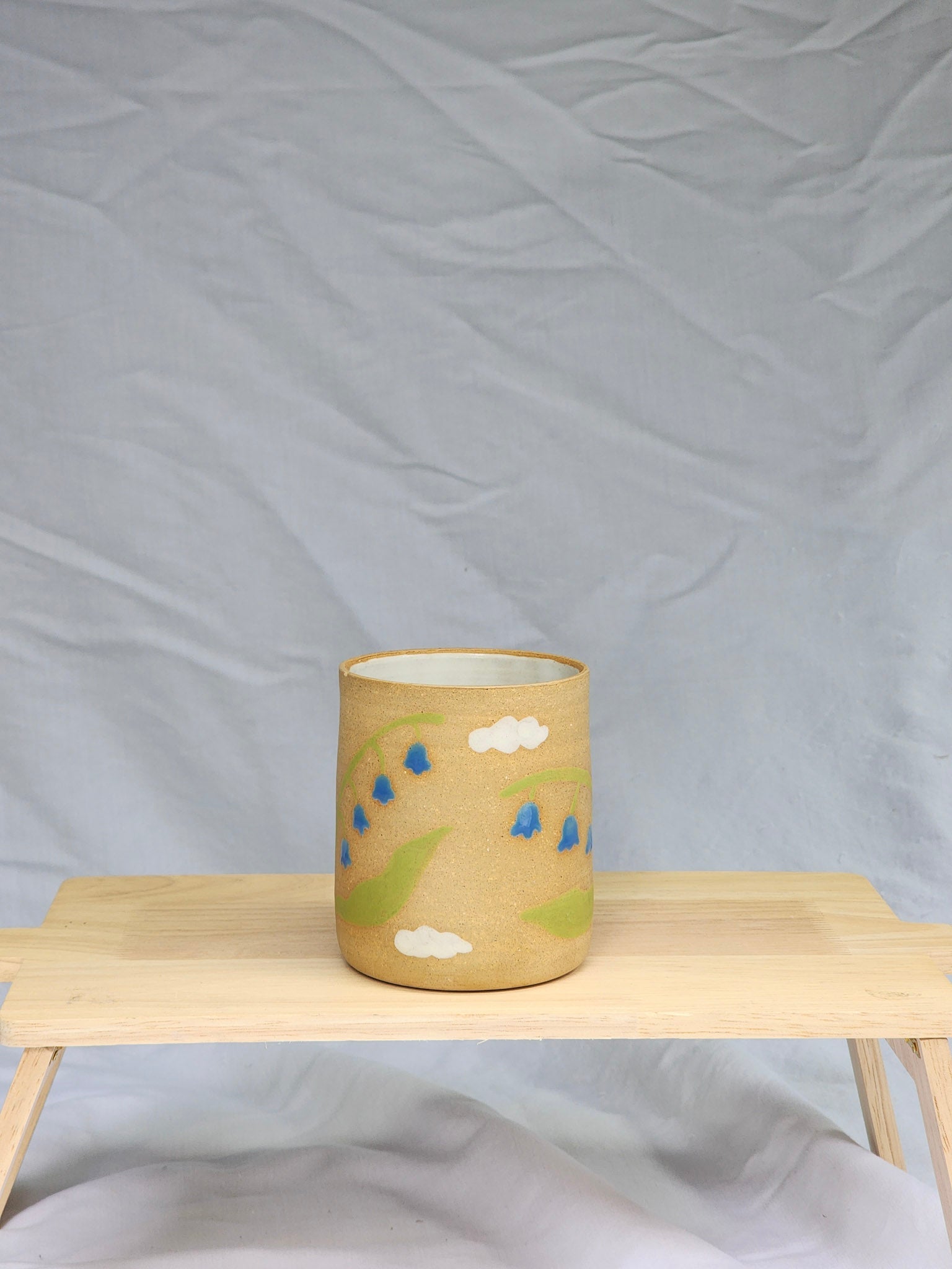 happy bluebell + cloud cup - Kaelceramic