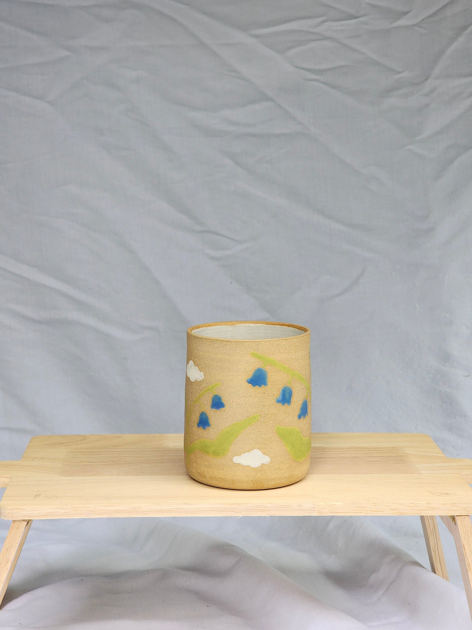 happy bluebell + cloud cup - Kaelceramic