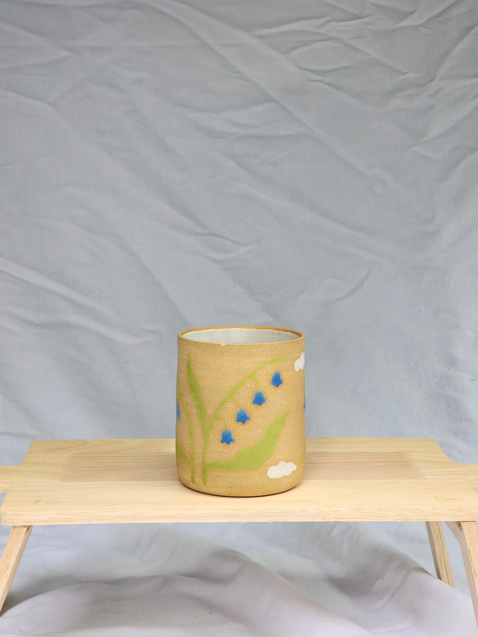 happy bluebell + cloud cup - Kaelceramic