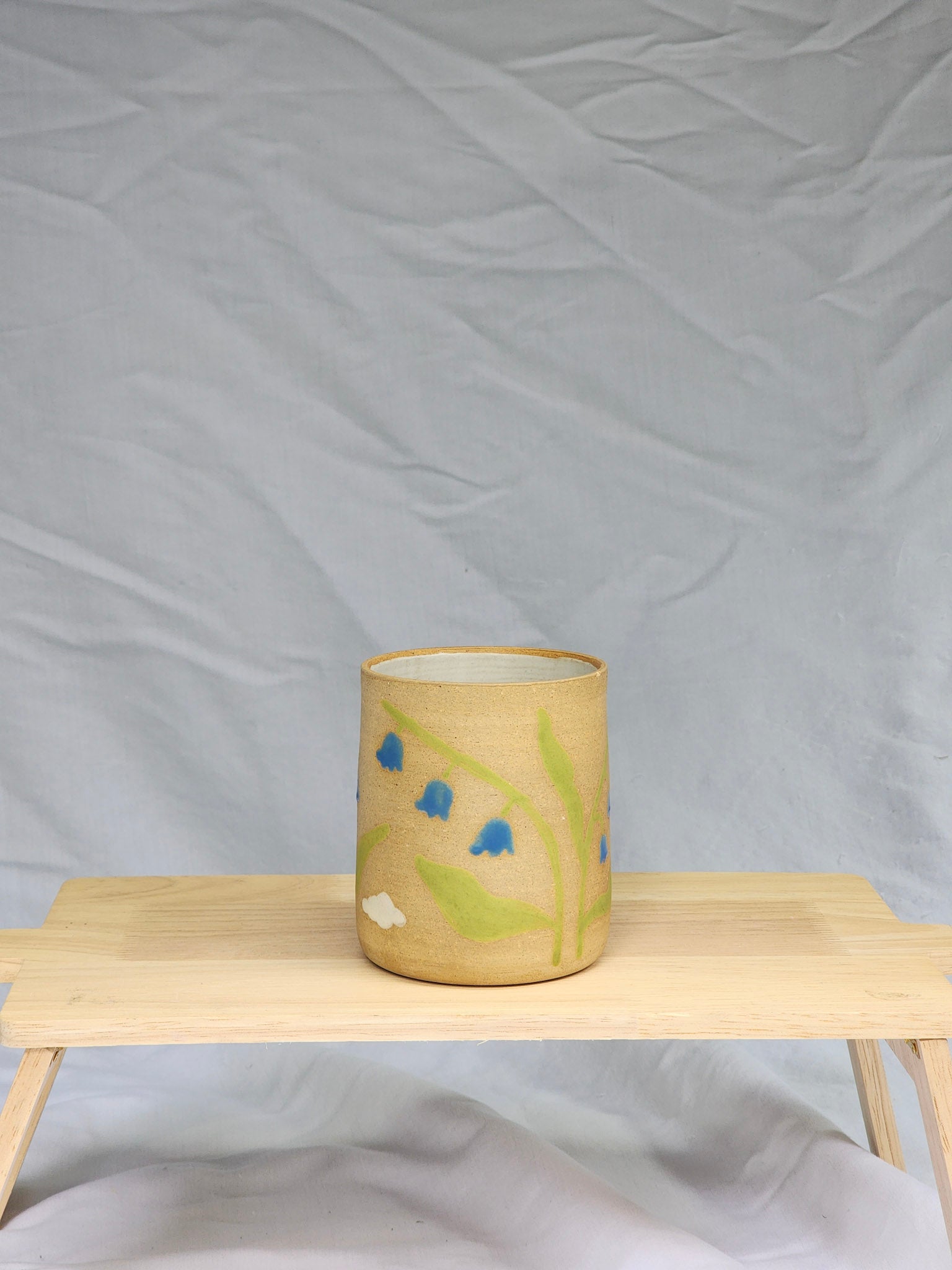 happy bluebell + cloud cup - Kaelceramic
