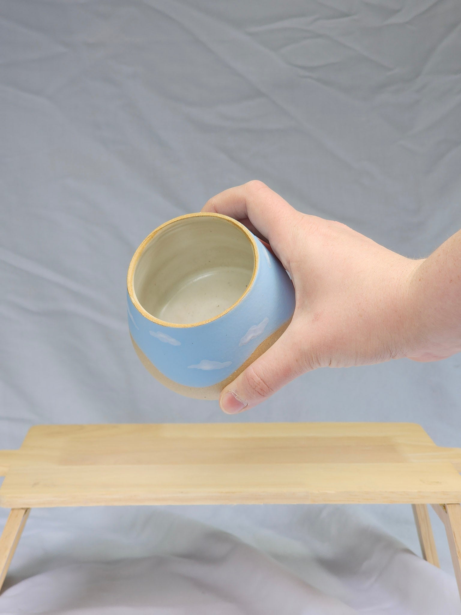 happy clouds wine cup - Kaelceramic