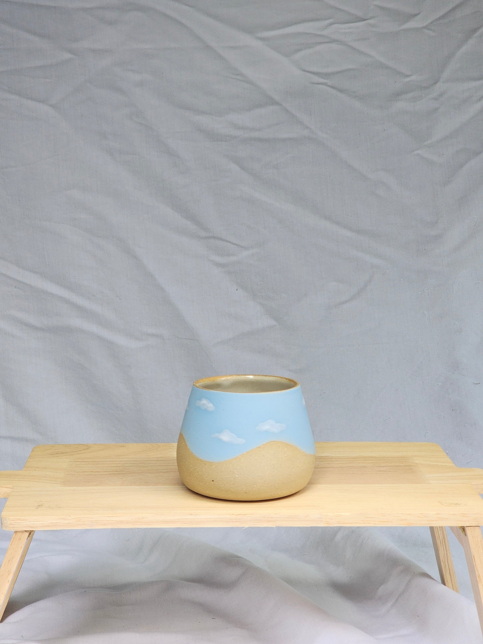 happy clouds wine cup - Kaelceramic