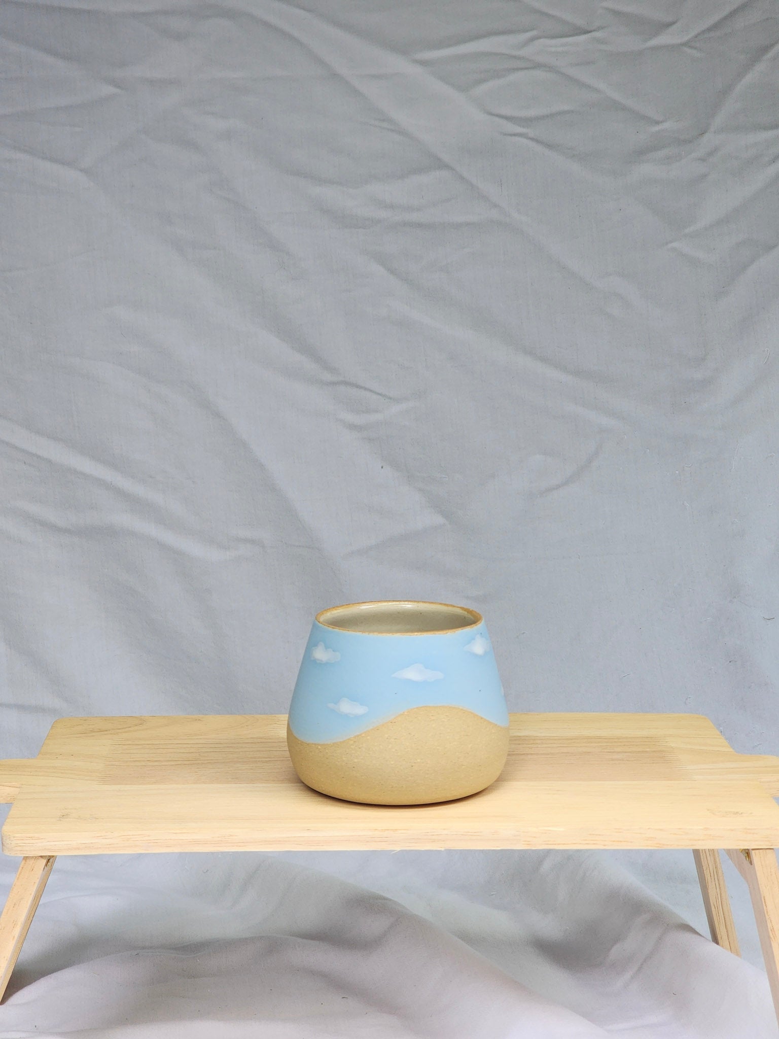 happy clouds wine cup - Kaelceramic