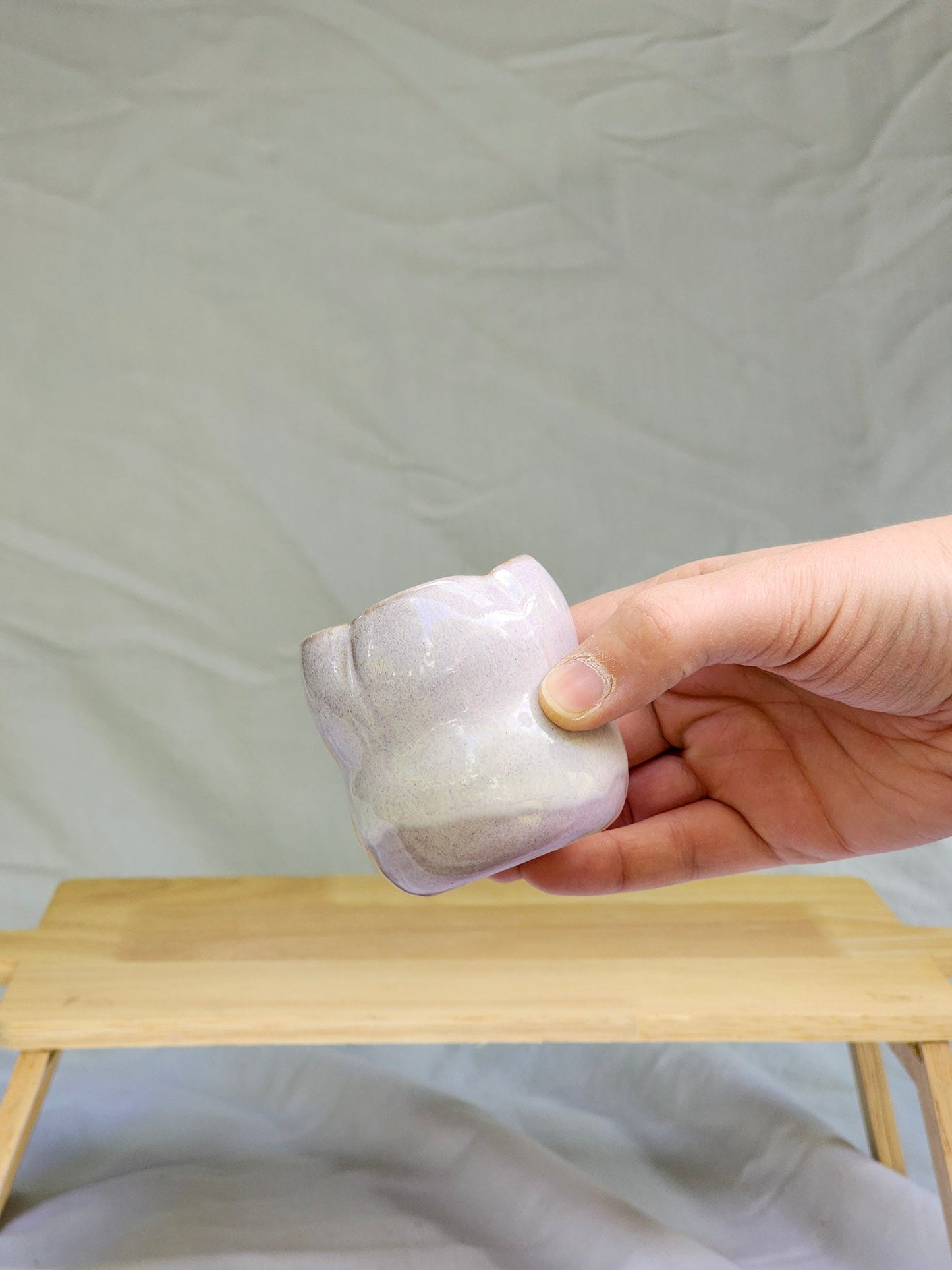 lilac flower espresso cup - Kaelceramic