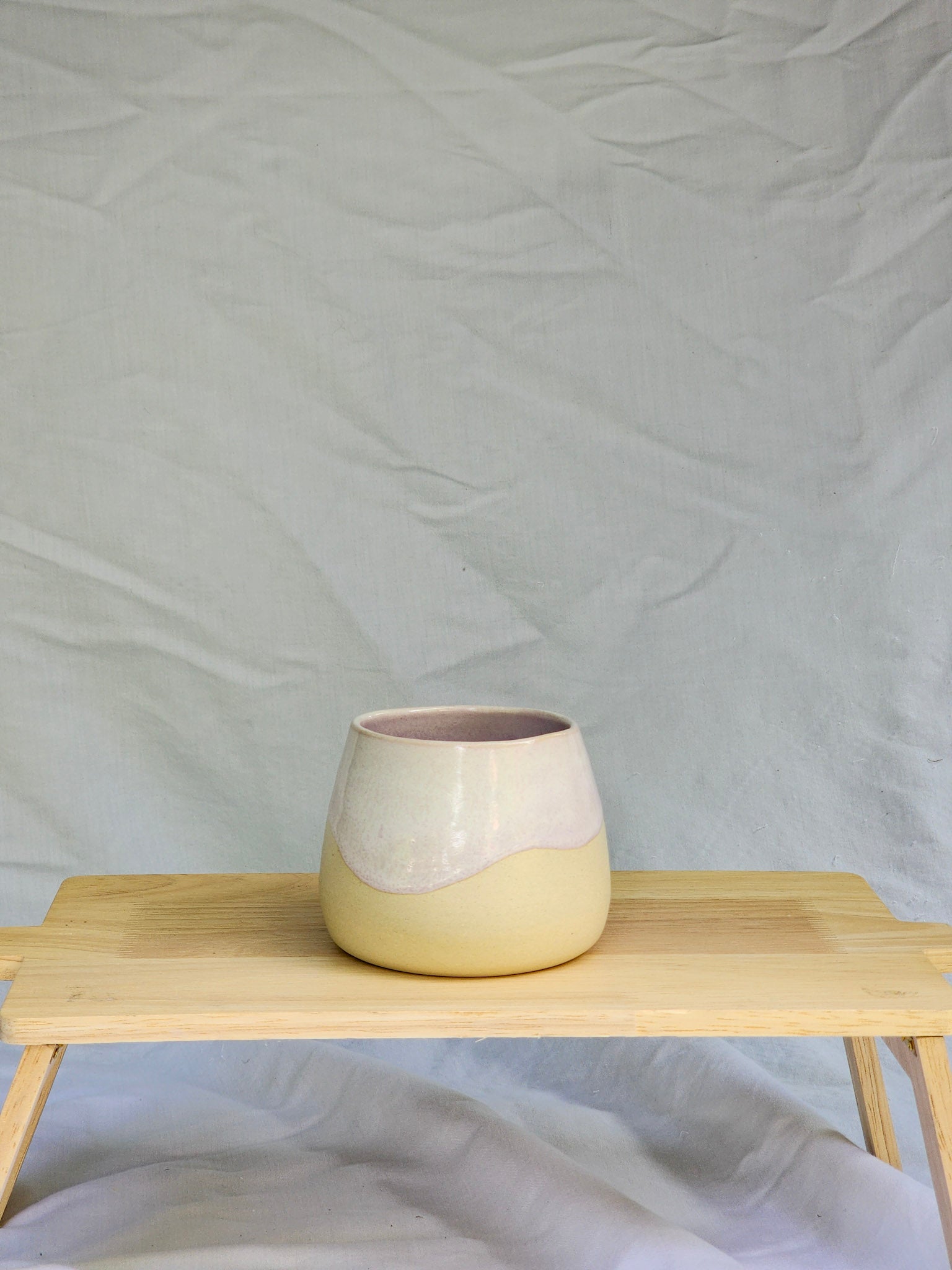 lilac half tone wine cup - Kaelceramic