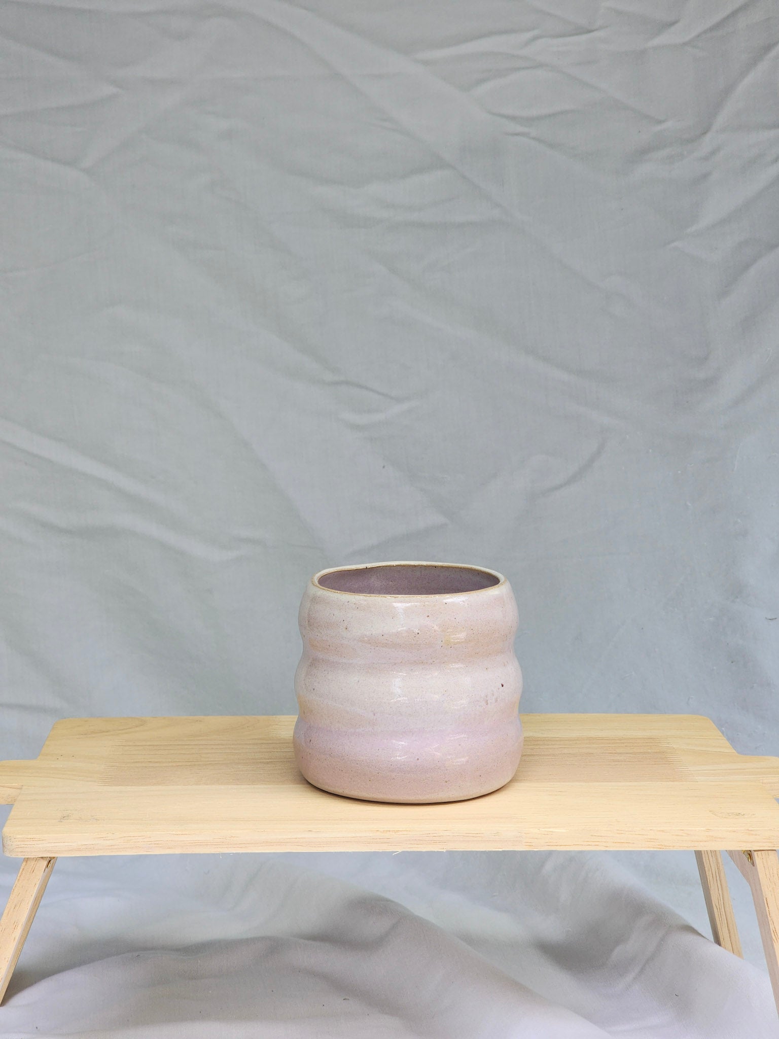 lilac squiggle cup - Kaelceramic