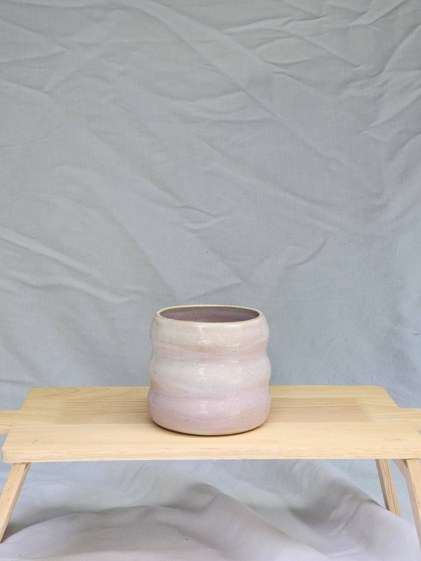 lilac squiggle cup - Kaelceramic