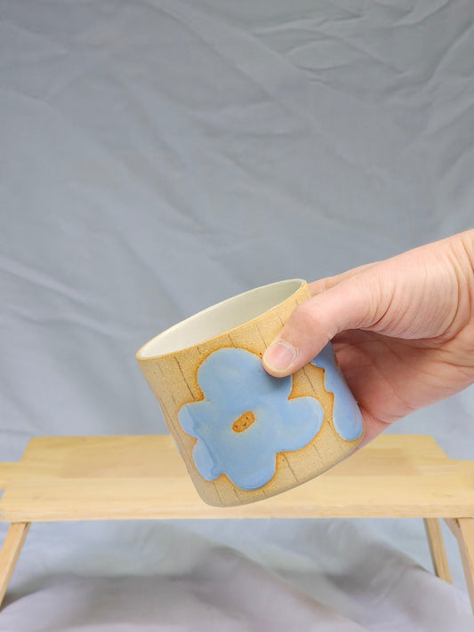 blue faces cup - Kaelceramic