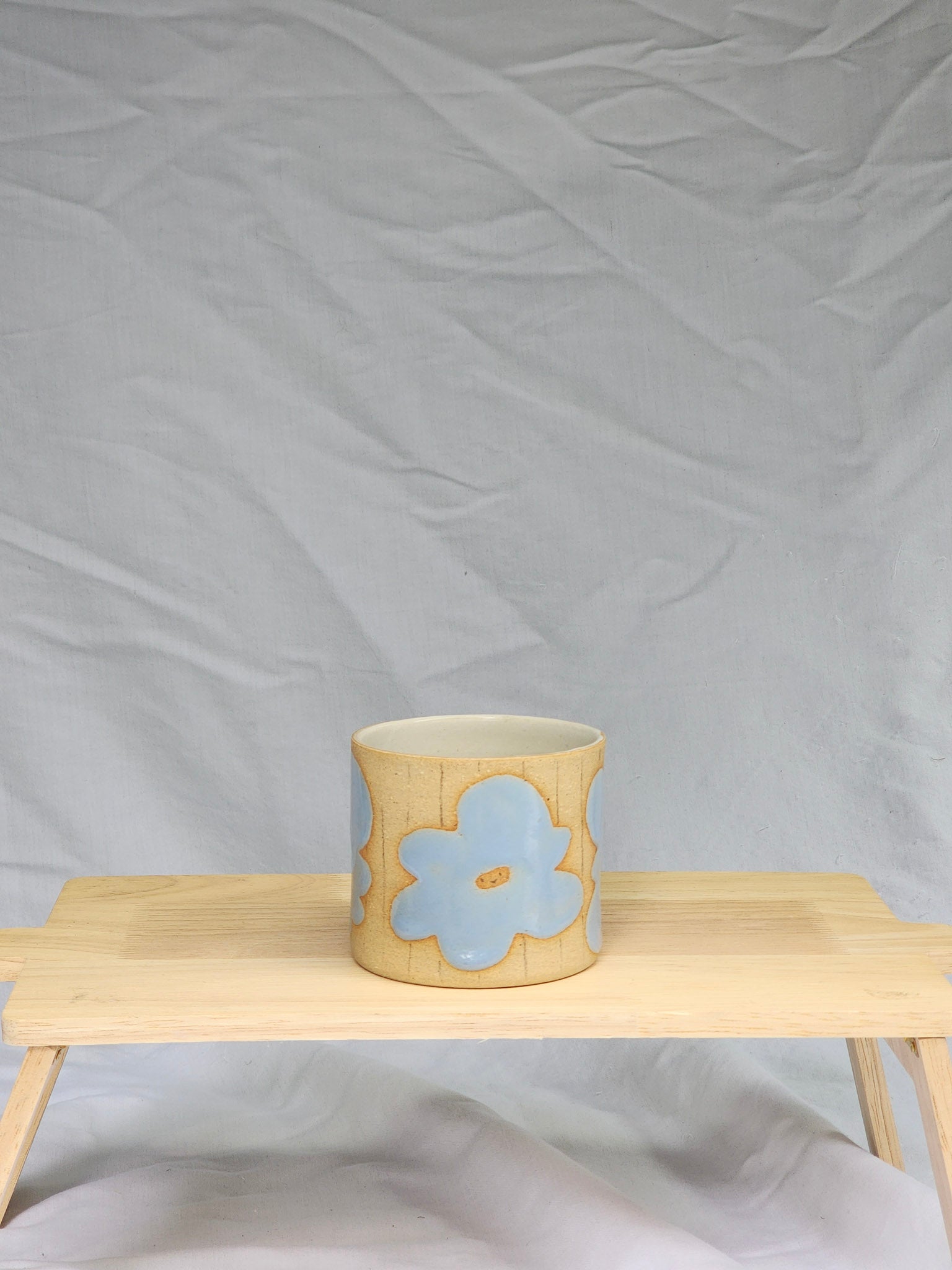 blue faces cup - Kaelceramic