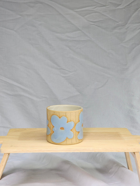 blue faces cup - Kaelceramic