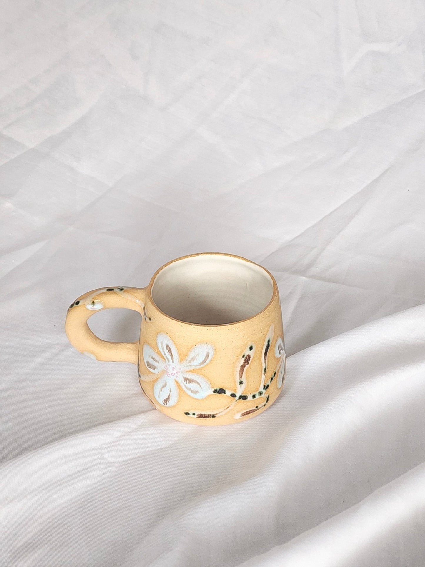 blue flower mug - Kaelceramic