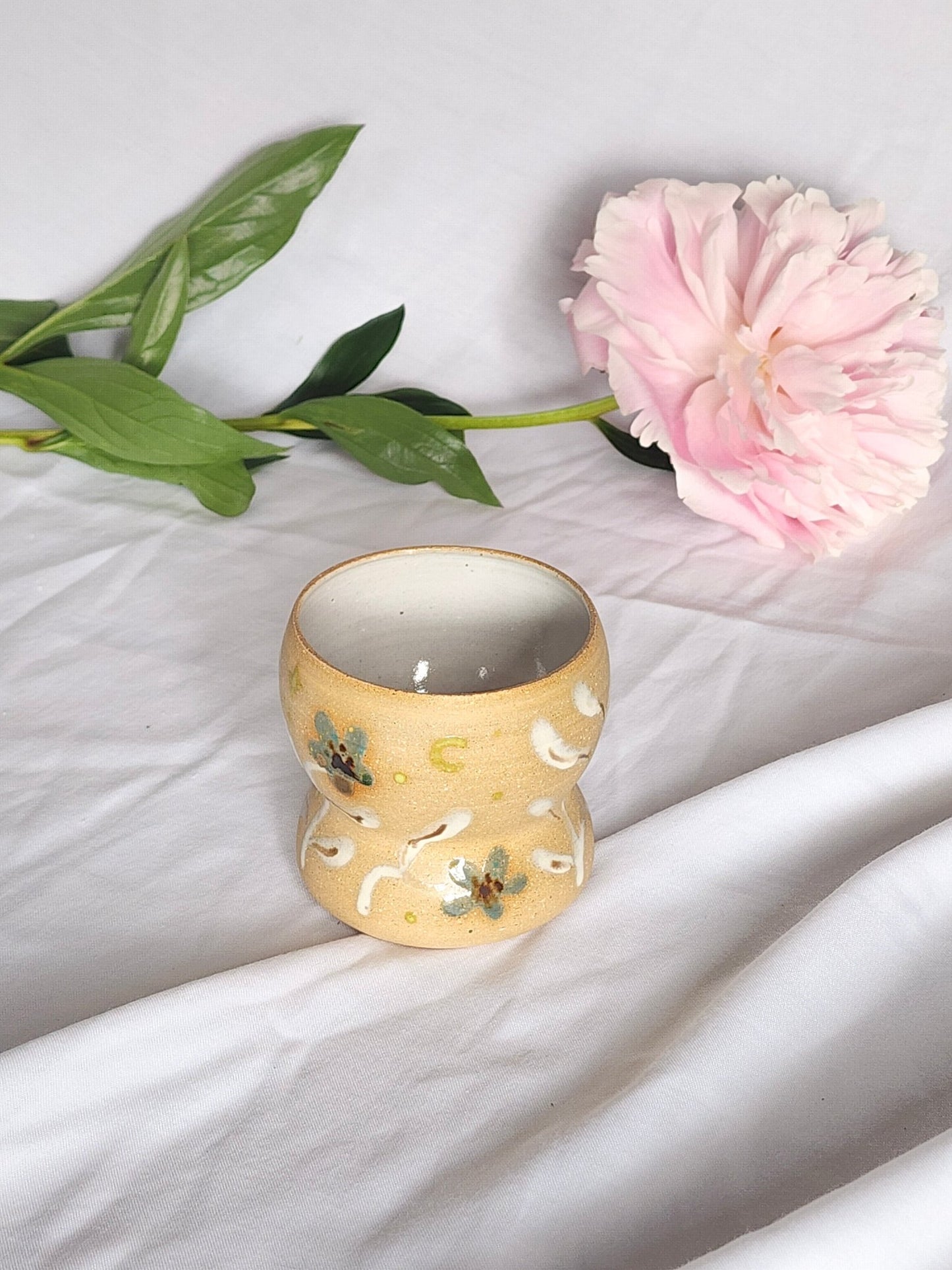 blue flower sipper - Kaelceramic