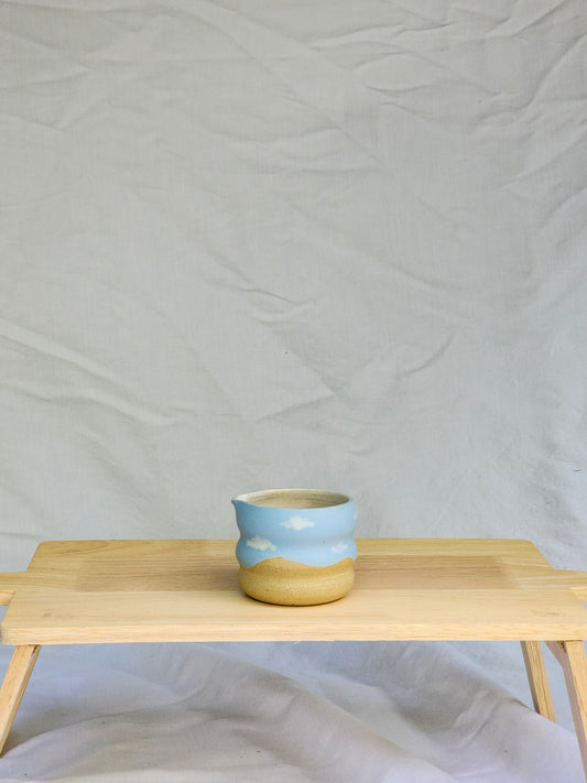 cloud espresso pour cup - Kaelceramic