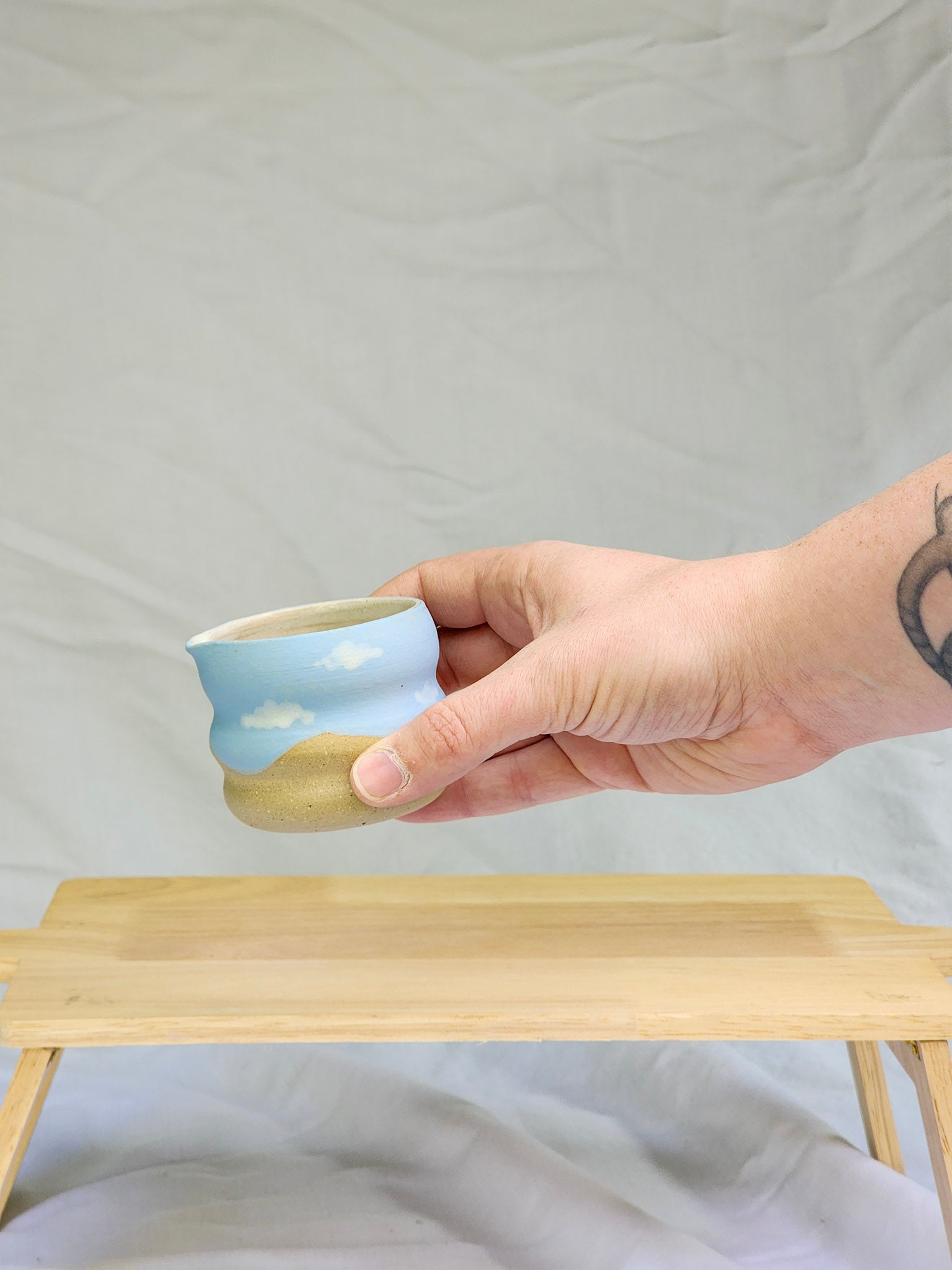 cloud espresso pour cup - Kaelceramic