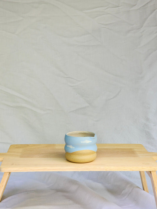 cloud espresso pour cup - Kaelceramic