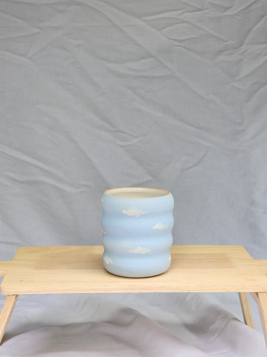 cloudie squiggle cup - Kaelceramic