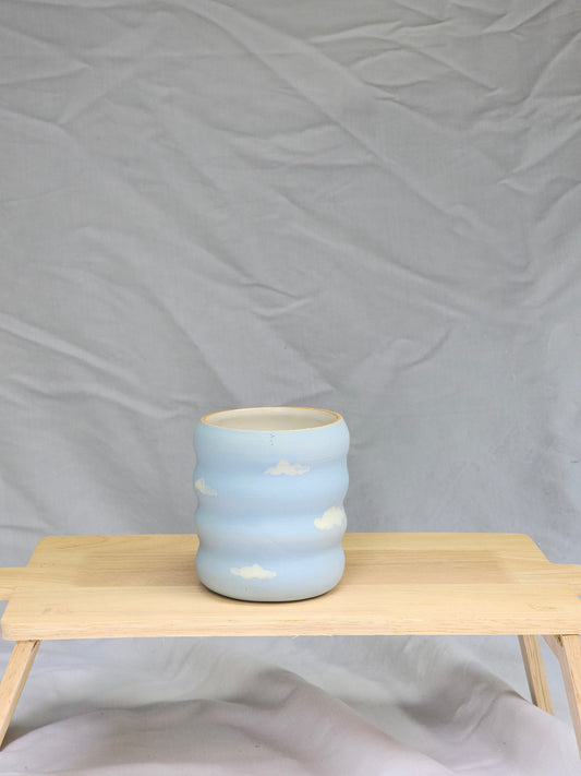 cloudie squiggle cup - Kaelceramic
