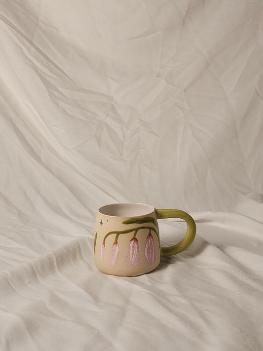 happy pink flowers mug - Kaelceramic