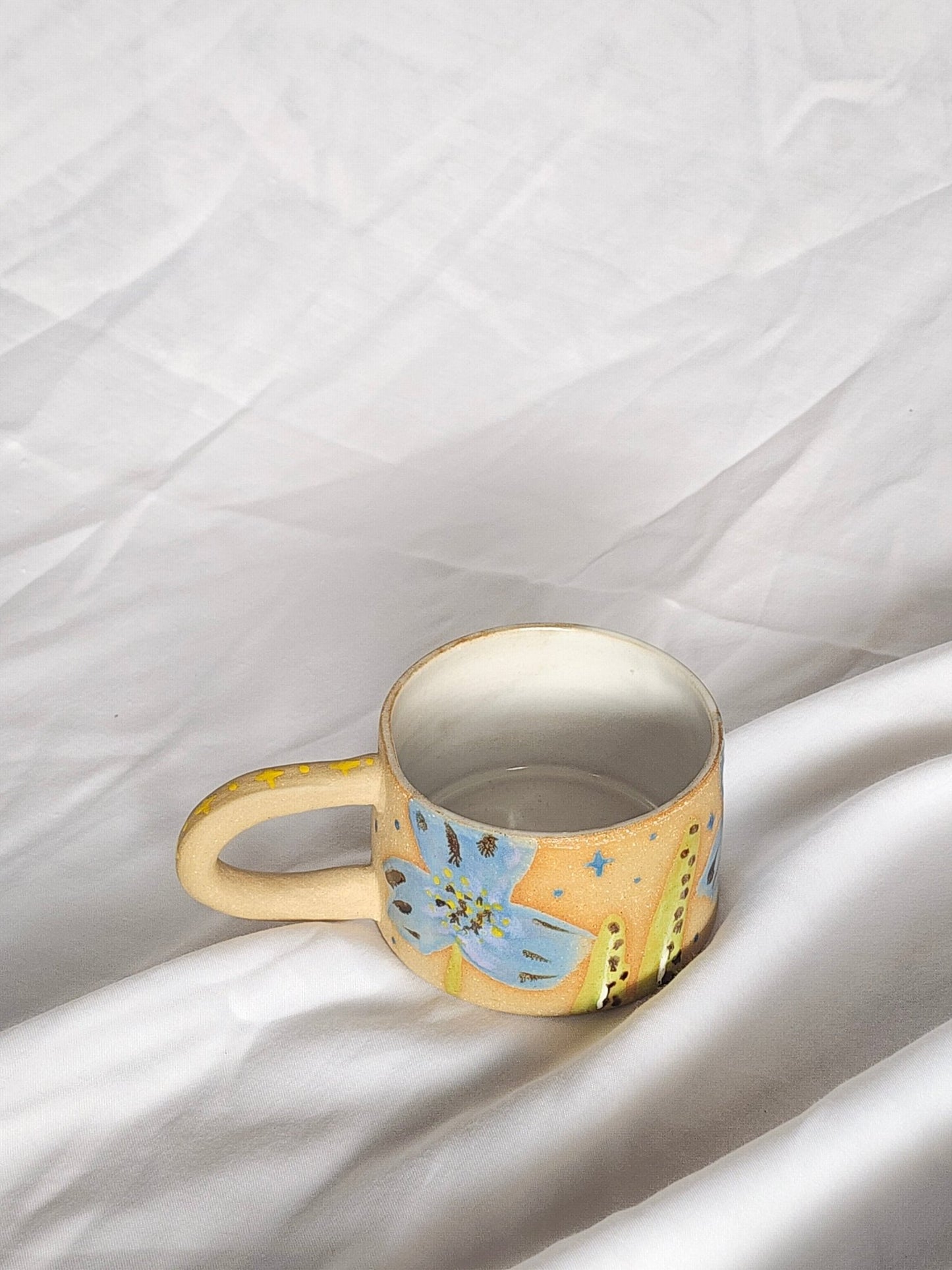 himalayan blue poppy mug - Kaelceramic