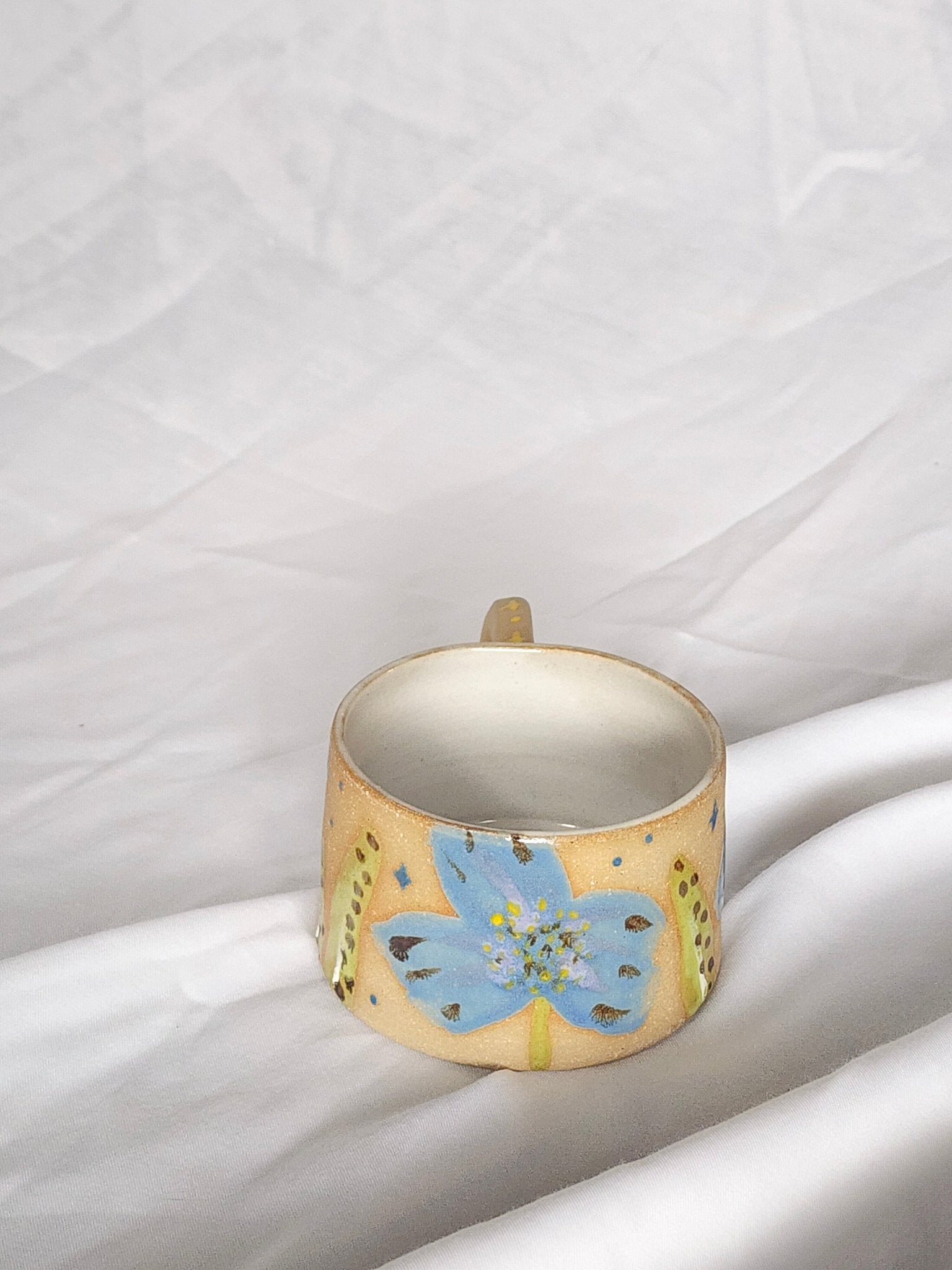 himalayan blue poppy mug - Kaelceramic