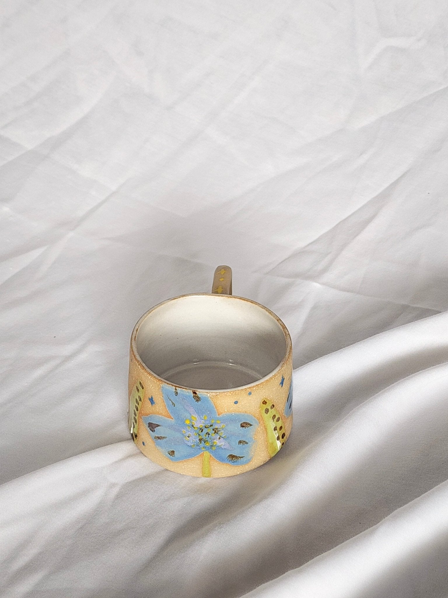 himalayan blue poppy mug - Kaelceramic