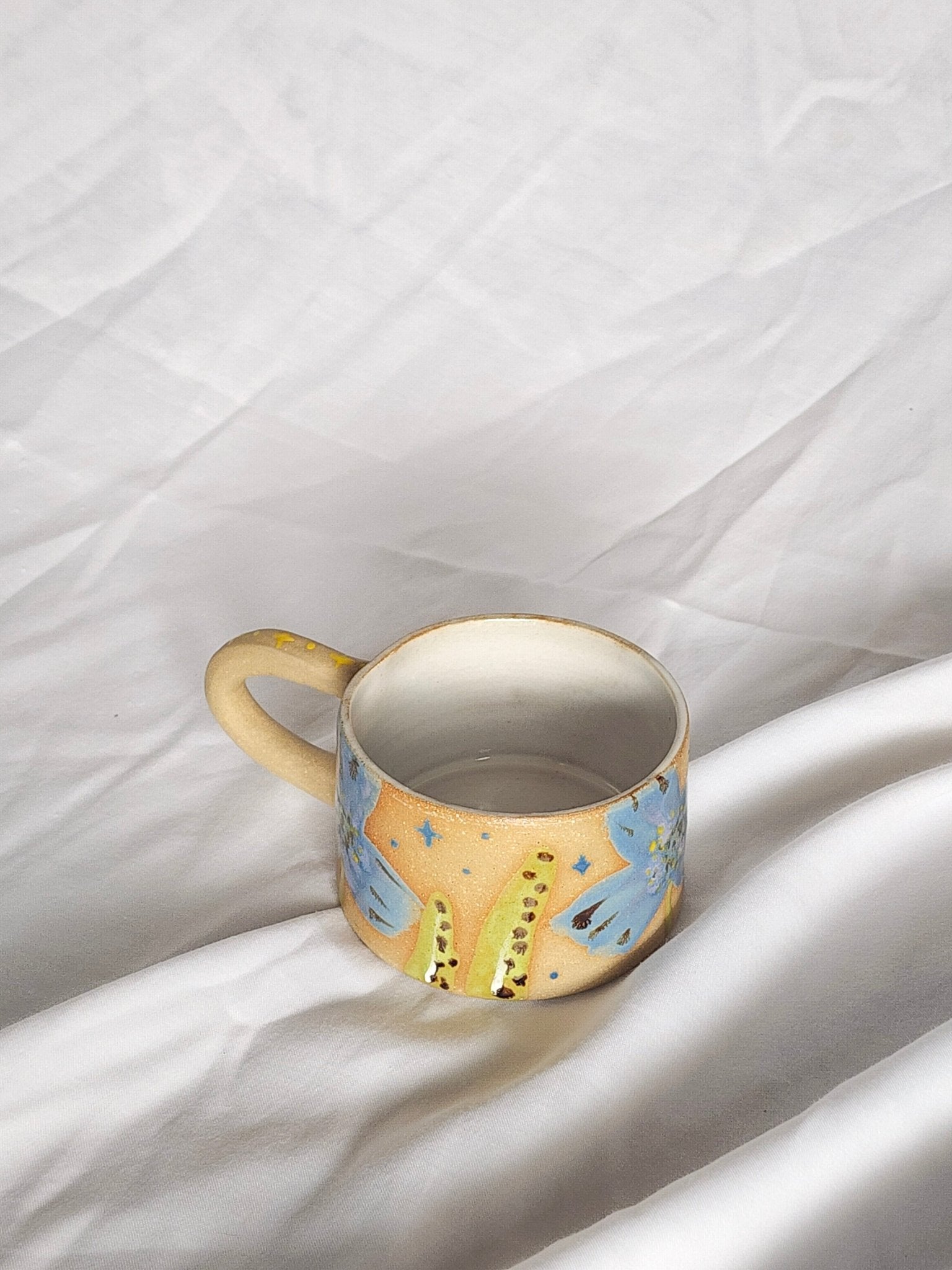 himalayan blue poppy mug - Kaelceramic