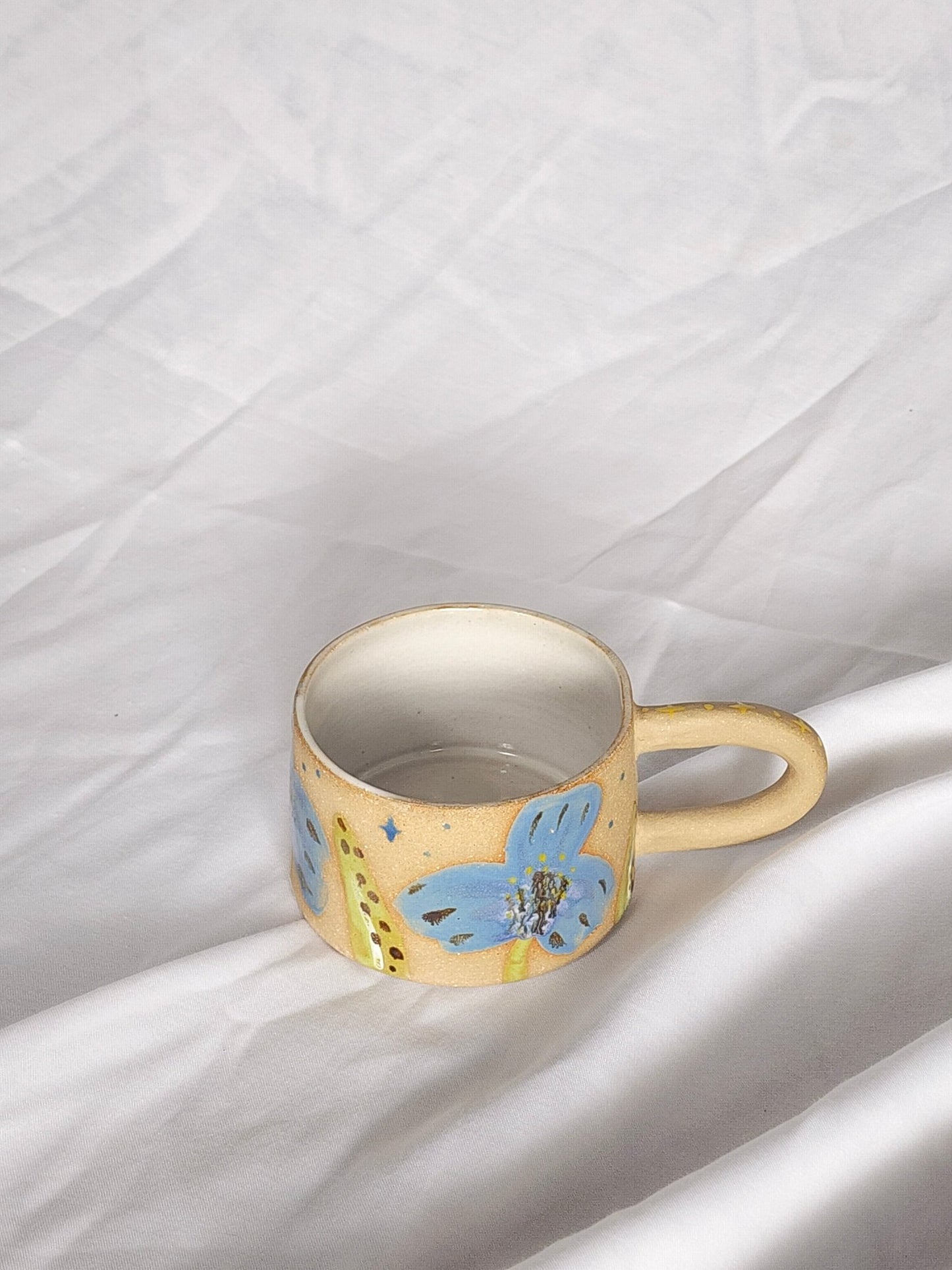 himalayan blue poppy mug - Kaelceramic