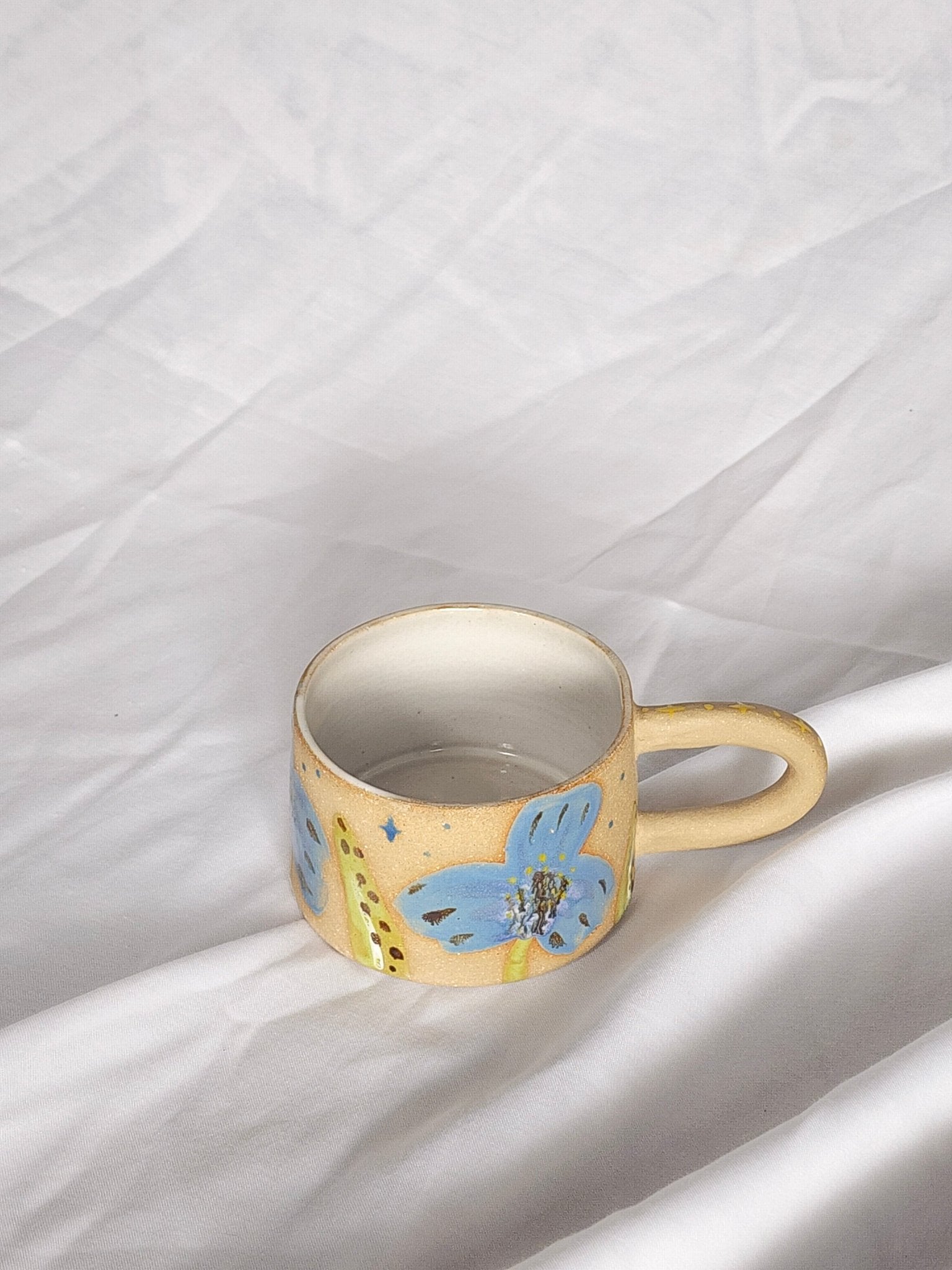 himalayan blue poppy mug - Kaelceramic