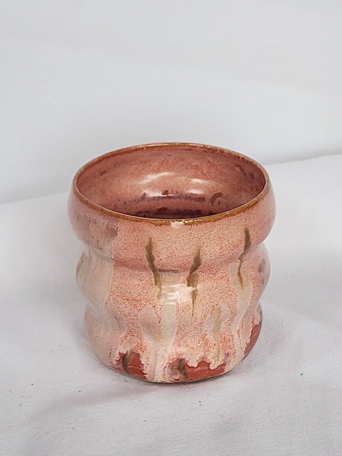 pink vase shell cup - Kaelceramic