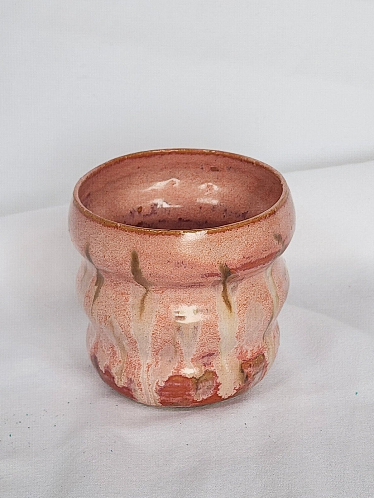 pink vase shell cup - Kaelceramic