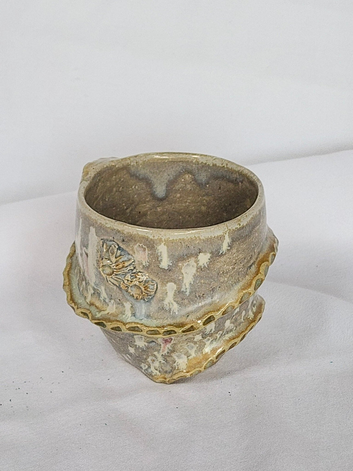 sandy starfish barnacle cup - Kaelceramic