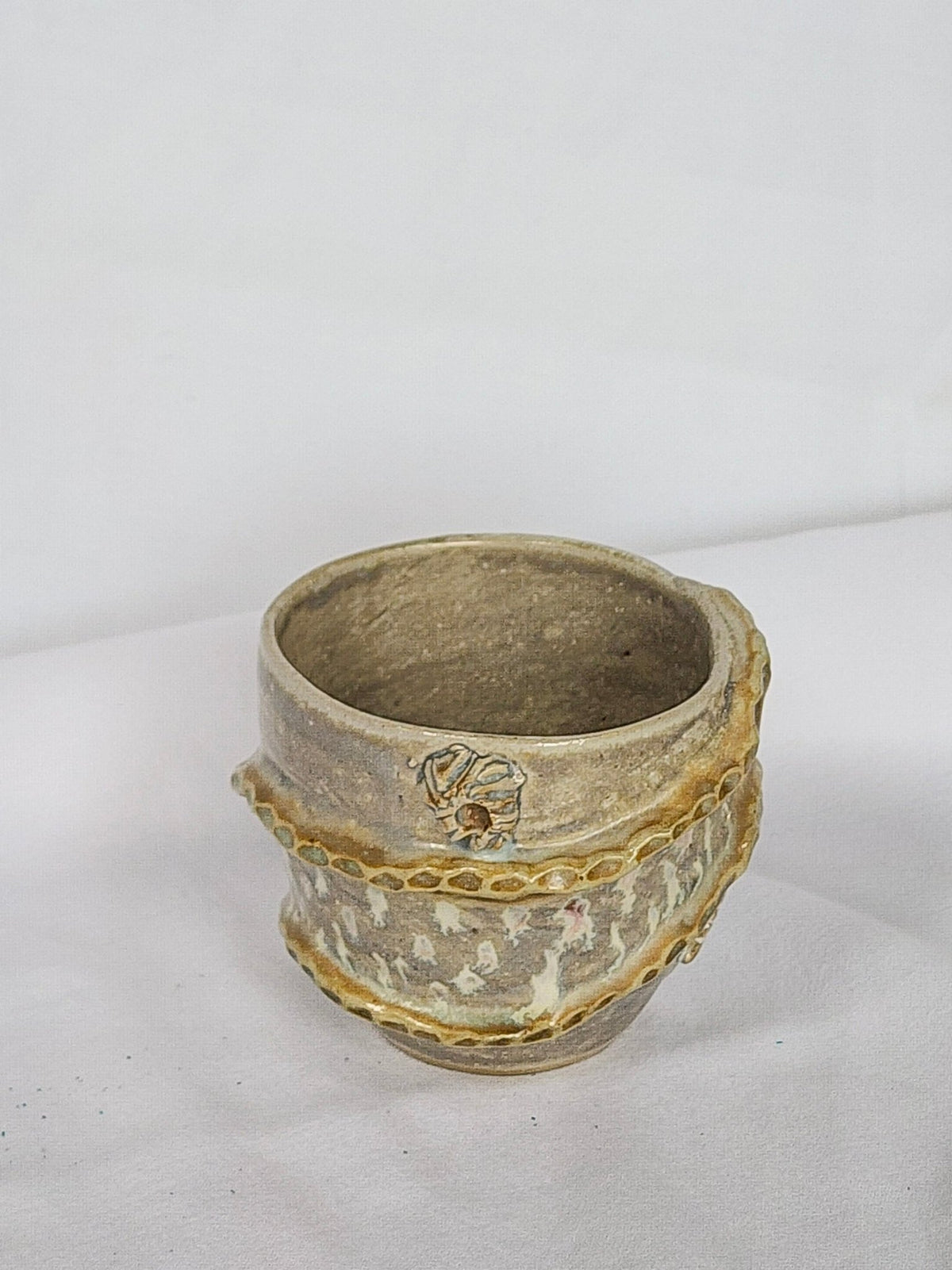 sandy starfish barnacle cup - Kaelceramic