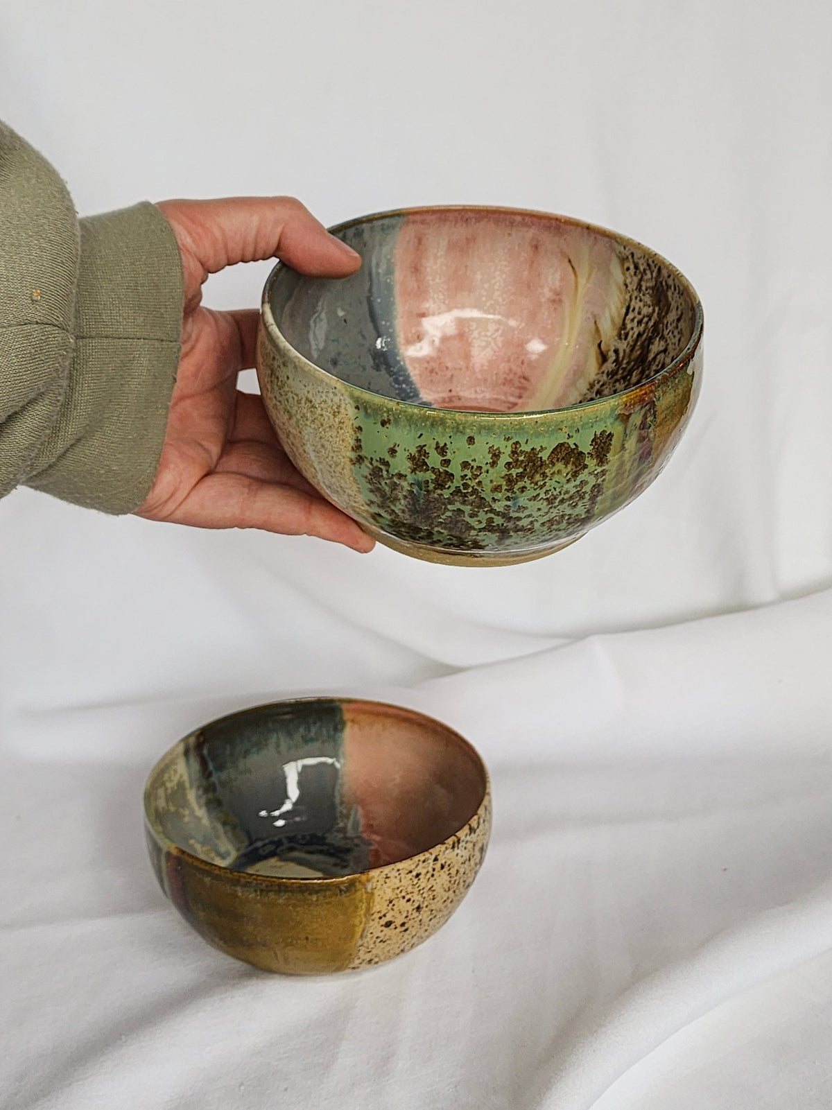 shell color block bowl - Kaelceramic