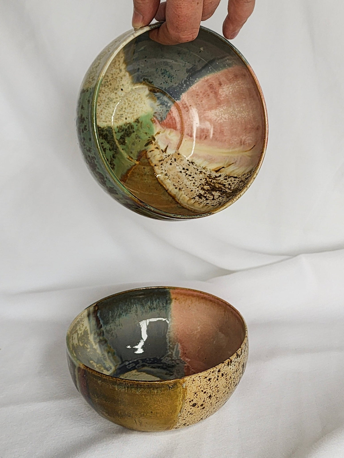 shell color block bowl - Kaelceramic