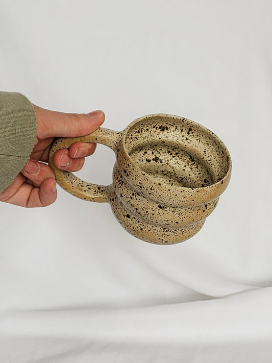 speckled sand bubble mug - Kaelceramic